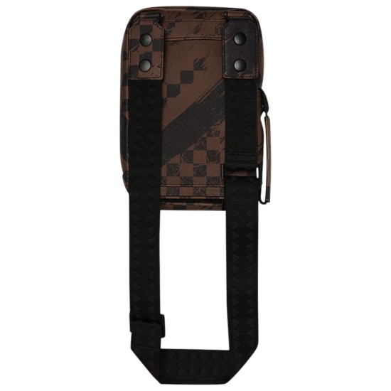 Sprayground SMEARED GRUNGE OG SLING Καφέ